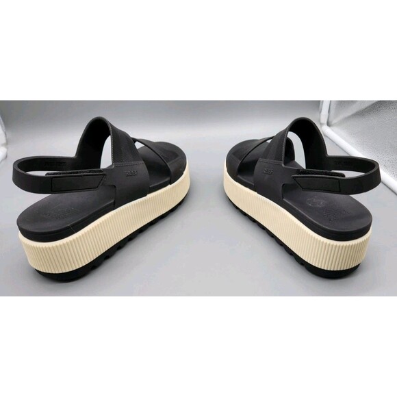 Reef Water Vista Higher Platform Sandal Black Size 8 See Photos - Picture 7 of 16